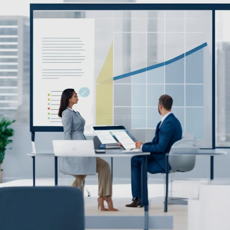 Business mentor guiding entrepreneur